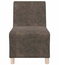 Sessel Dunkelgrau 55 cm Wildleder-Optik