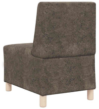 Sessel Dunkelgrau 55 cm Wildleder-Optik