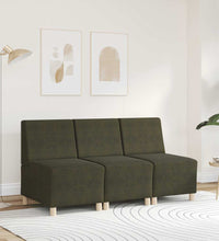 Sessel Armeegrün 55 cm Wildleder-Optik