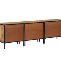 Sideboards 2 Stk. 70x35x70 cm Raues Mango Massivholz