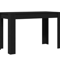 Esstisch Schwarz Eichen-Optik 120x60x76 cm Holzwerkstoff