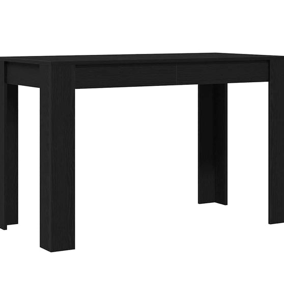 Esstisch Schwarz Eichen-Optik 120x60x76 cm Holzwerkstoff