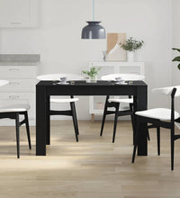 Esstisch Schwarz Eichen-Optik 120x60x76 cm Holzwerkstoff