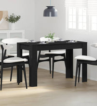 Esstisch Schwarz Eichen-Optik 120x60x76 cm Holzwerkstoff