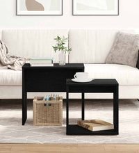 Couchtische 2 Stk. Schwarz Eichen-Optik Holzwerkstoff
