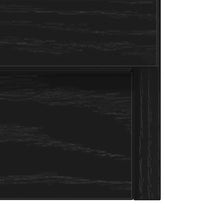Waschbeckenunterschrank Schwarz Eichen-Optik 63x30x54 cm