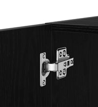 Waschbeckenunterschrank Schwarz Eichen-Optik 63x30x54 cm