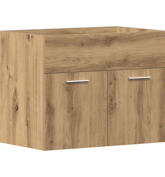 Waschbeckenunterschrank Artisan-Eiche 60x38,5x46 cm