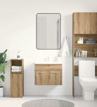 Waschbeckenunterschrank Artisan-Eiche 60x38,5x46 cm