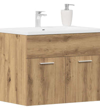 Waschbeckenunterschrank Artisan-Eiche 60x38,5x46 cm