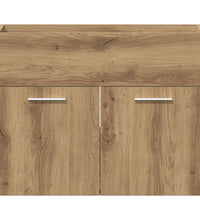 Waschbeckenunterschrank Artisan-Eiche 60x38,5x46 cm