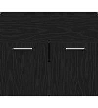 Waschbeckenunterschrank Schwarz Eichen-Optik 60x38,5x46 cm