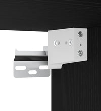 Waschbeckenunterschrank Schwarz Eichen-Optik 60x38,5x46 cm