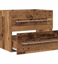 Waschbeckenunterschrank Altholz-Optik 60x38,5x48 cm