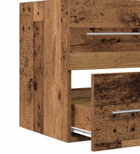 Waschbeckenunterschrank Altholz-Optik 60x38,5x48 cm