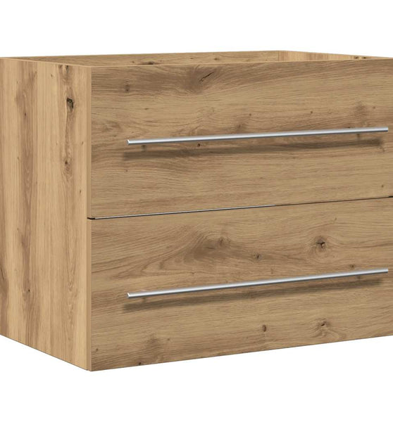 Waschbeckenunterschrank Artisan-Eiche 60x38,5x48 cm