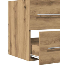 Waschbeckenunterschrank Artisan-Eiche 60x38,5x48 cm