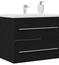 Waschbeckenunterschrank Braun Eichen-Optik 60x38,5x48 cm