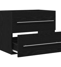 Waschbeckenunterschrank Braun Eichen-Optik 60x38,5x48 cm