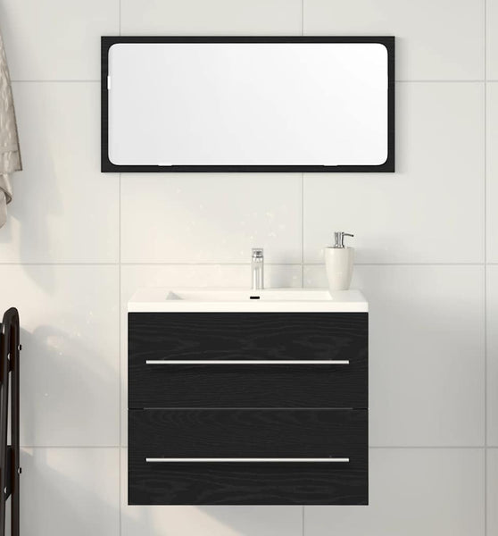 Waschbeckenunterschrank Braun Eichen-Optik 60x38,5x48 cm