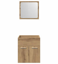 2-tlg. Badmöbel-Set Artisan-Eiche Holzwerkstoff