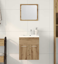 2-tlg. Badmöbel-Set Artisan-Eiche Holzwerkstoff