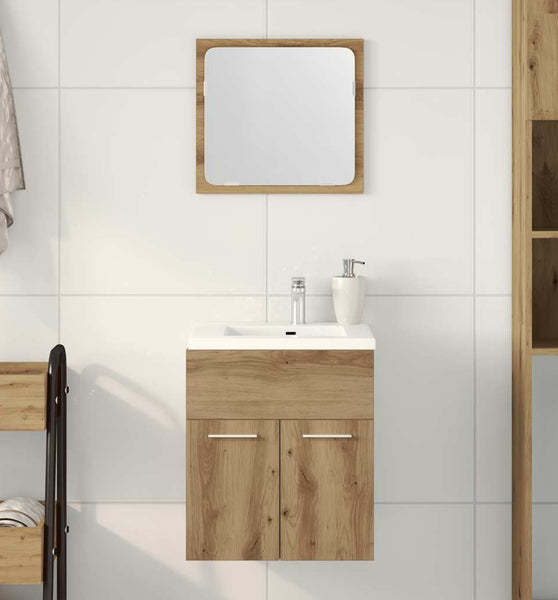 2-tlg. Badmöbel-Set Artisan-Eiche Holzwerkstoff