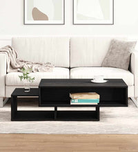 Couchtisch Schwarz Eichen-Optik 105x55x32 cm Holzwerkstoff