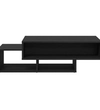 Couchtisch Schwarz Eichen-Optik 105x55x32 cm Holzwerkstoff