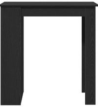 Bartisch mit Regal Schwarz Eichen-Optik 102x50x103,5 cm