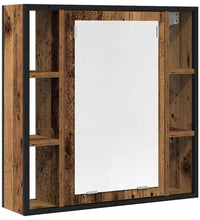 Bad-Spiegelschrank Altholz-Optik 60x16x60 cm Holzwerkstoff