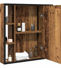 Bad-Spiegelschrank Altholz-Optik 60x16x60 cm Holzwerkstoff