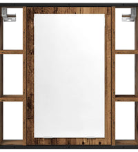 Bad-Spiegelschrank Altholz-Optik 60x16x60 cm Holzwerkstoff