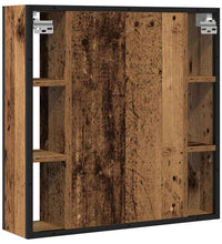 Bad-Spiegelschrank Altholz-Optik 60x16x60 cm Holzwerkstoff