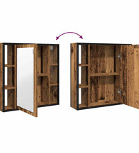 Bad-Spiegelschrank Altholz-Optik 60x16x60 cm Holzwerkstoff