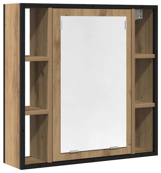 Bad-Spiegelschrank Artisan-Eiche 60x16x60cm Holzwerkstoff