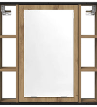 Bad-Spiegelschrank Artisan-Eiche 60x16x60cm Holzwerkstoff