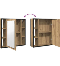 Bad-Spiegelschrank Artisan-Eiche 60x16x60cm Holzwerkstoff