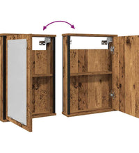 Bad-Spiegelschrank Altholz-Optik 42x12x60 cm Holzwerkstoff