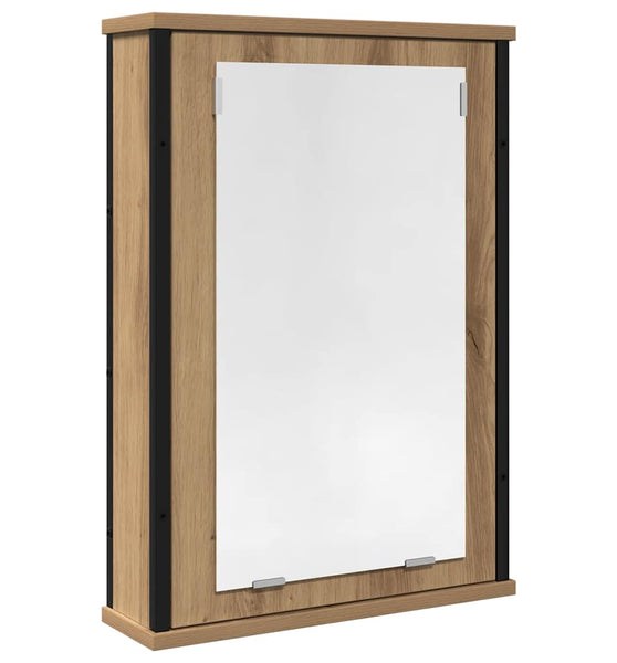 Bad-Spiegelschrank Artisan-Eiche 42x12x60 cm Holzwerkstoff