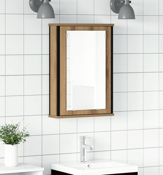 Bad-Spiegelschrank Artisan-Eiche 42x12x60 cm Holzwerkstoff