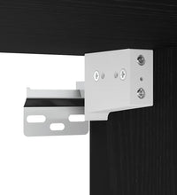 Bad-Spiegelschrank Schwarz Eiche-Optik 42x12x60cm Holzwerkstoff