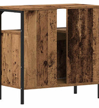 Waschbeckenunterschrank Altholz-Optik 60x30x60 cm Holzwerkstoff