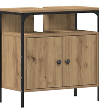 Waschbeckenunterschrank Artisan-Eiche 60x30x60 cm Holzwerkstoff