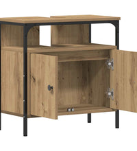 Waschbeckenunterschrank Artisan-Eiche 60x30x60 cm Holzwerkstoff