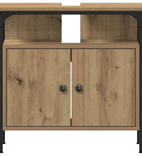 Waschbeckenunterschrank Artisan-Eiche 60x30x60 cm Holzwerkstoff