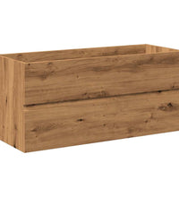 Waschbeckenunterschrank mit Einbaubecken Artisan-Eiche