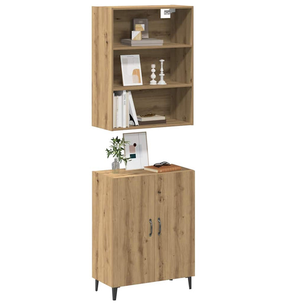 Sideboard mit Wandschrank Artisan-Eiche Holzwerkstoff