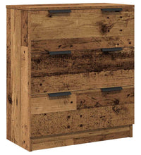 Sideboards 3 Stk. Altholz-Optik 60x30x70 cm Holzwerkstoff