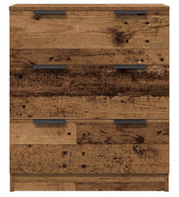 Sideboards 3 Stk. Altholz-Optik 60x30x70 cm Holzwerkstoff